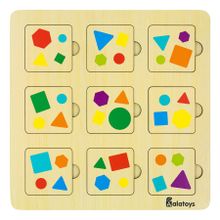 Обучающий набор ALATOYS мемори геометрия