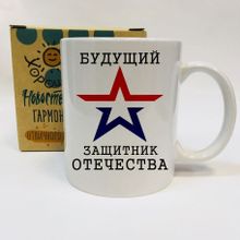 Кружка Будущий защитник отечества, в коробке