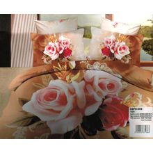 Постельное белье Сатин Де Люкс 3D 1,5 спальное SSPD-009 Rajtex