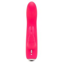 Розовый вибратор-кролик Rechargeable Mini Rabbit Vibrator - 15,2 см. (244335)