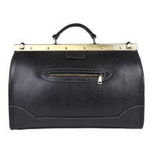 Carlo Gattini Кожаный саквояж Montorio black (арт. 4029-81)