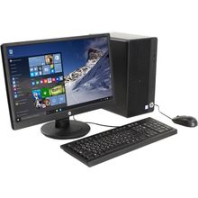 ПЭВМ HP 290 G1 Microtower + V214a Monitor    2RU07ES#ACB    i3 7100   4   1Tb   DVD-RW   Win10Pro   20.7"