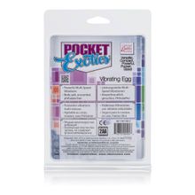 California Exotic Novelties Круглое белое виброяйцо Pocket Exotics Vibrating Egg (белый)