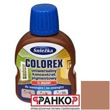 Краситель универсальный "Colorex" коричневый (74) 0,1л (20 шт уп) "Sniezka"