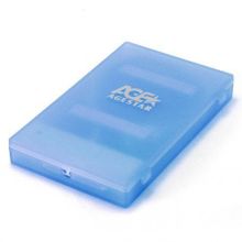 Внешний контейнер для 2.5 HDD S-ATA AgeStar SUBCP1, пластик, синий, USB 2.0"