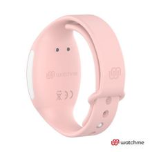 Зеленое виброяйцо с нежно-розовым пультом-часами Wearwatch Egg Wireless Watchme (244953)