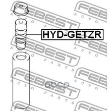 Отбойник Амортизатора | Зад Прав Лев | Hyundai Getz 2002-2011 Febest арт. HYDGETZR