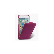 Кожаный чехол Melkco Jacka Type Leather Case Purple (Пурпурный цвет) для iPhone 5