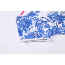 Luminoso с цветочным принтом бело-розовая