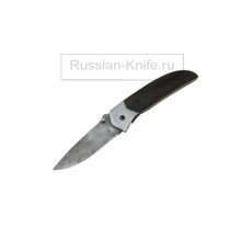 Нож складной Флинт (дамасская сталь), А.Жбанов