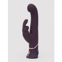 Фиолетовый вибратор-кролик Greedy Girl G-Spot Stroker Rabbit Vibrator - 24,1 см. (225158)