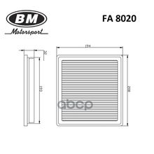 Фильтр Воздушный BM-Motorsport арт. FA8020