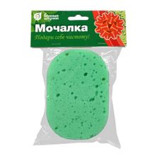 Мочалка из поролона Банные Штучки 3-х слойная овальная 32610