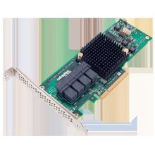 adaptec (adaptec asa-71605h (pci-e v3 x8, lp) sgl (sas 6g, 16port(int 4*sff8643), Каб.отдельно)) 2278300-r