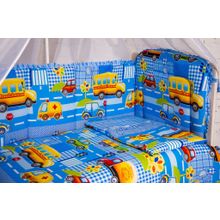 Dream a Dream в кроватку Машинки голубой