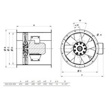 Systemair AXC-EX 400-7 14°-4