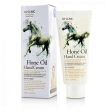 Крем для рук увлажняющий с лошадиным маслом 3W Clinic Moisturizing Horse Oil Hand Cream 100мл