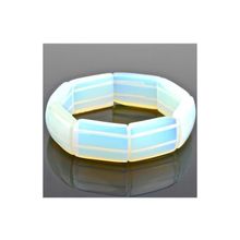 Бусики-Колечки Браслет Лунный камень "Клеопатра" арт. бНЛК-2(20-30)-19-1