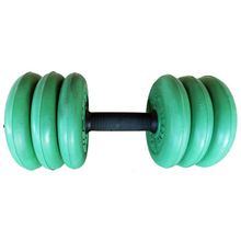 Обрезиненная гантель цветная BARBELL TITAN 14кг