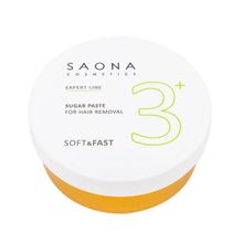 Паста сахарная для шугаринга №3+ Мягкая Saona Cosmetics Expert Line Soft&Fast 200г