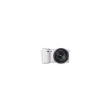 Sony PhotoCamera  Alpha NEX-5RKW Kit white 16.1Mpix 18-55mm 3" 1080p SDHC MS Pro Duo CMOS 1x0 IS el 24minF turLCD rotLCD TouLCD 7fr s RAW 0fr s HDMI WiFi Ком-т с объективомNP-FW50