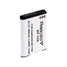 Аккумулятор Relato BP-70A 660mAh для Samsung ES65  ES70  ES73  ES75 