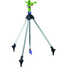 Разбрызгиватель латунный, импульсный, с регулир. угла гор. распыления до 26 м, штатив Palisad 65418