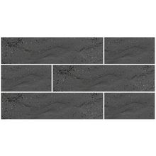 Клинкерная плитка структурная Paradyz Semir Grafit фасадная 6,58х24,5