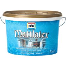 Jobi Mattlatex 2.5 л белая морозостойкая