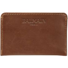 Кожаный чехол для карт, коричневый