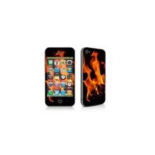 Виниловая наклейка на iPhone 4 "Пламя"