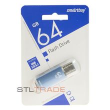 SB64GBVC-B3, 64GB USB V-Cut USB 3.0 синяя, SmartBuy