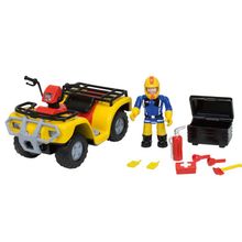 Fireman Sam Пожарный Сэм, Квадроцикл со светом + фигурка 9251058