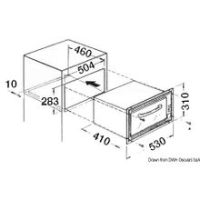 Osculati Встраиваемая духовка + мини-гриль DOMETIC, 50.388.20