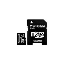 Флеш карта micro sdhc 8gb class 6 sd 2.0 transcend (ts8gusdhc6)