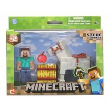 Фигурка Minecraft Steve Horse 2-Pack