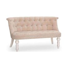 Диван прямой Мока loveseat Camden дизайн 4 розовый-флок