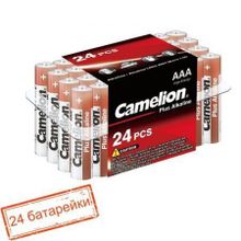 Батарейка AA CAMELION Plus Alkaline LR6-PB24, щелочная, 24шт, пластиковый бокс