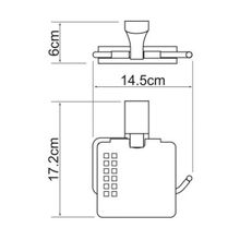 WasserKRAFT Держатель туалетной бумаги Leine К-5025WHITE