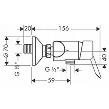 Смеситель Hansgrohe Focus S 31762000 для душа