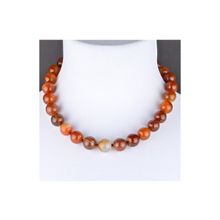 Бусики-Колечки Бусы Сердолик "Классика 14" арт. НСР-1(14)-48-3