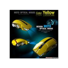 Мышь оптическая RACING 1200  Yellow USB
