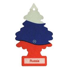 Ароматизатор Елочка Little Trees U1P-19974-RUSS Российский флаг Russian Flag