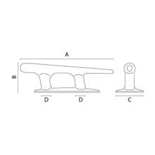 Foresti & Suardi Утка из хромированной латуни Foresti & Suardi 31D.C 100 х 30 мм