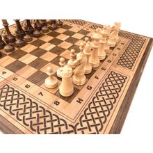 Шахматы + нарды "Модерн 3" 50, Zakaryan (wz16005)