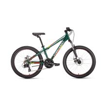 Велосипед Forward Twister 24 2.0 disc зеленый матовый (2019)