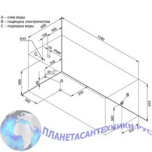 Акриловая ванна Aquanet West 160x70