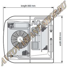 Alex Original Кондиционер моноблок Alex Original ТА-1011, механический блок, 5 кВт. (24V)