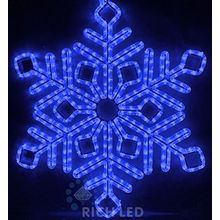 Rich LED RL-SFDL70-B Уличная светодиодная гирлянда Снежинка премиум 70 см, синий, пост свечение