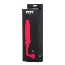 Насадка на пенис с анальной втулкой Popo 36 см